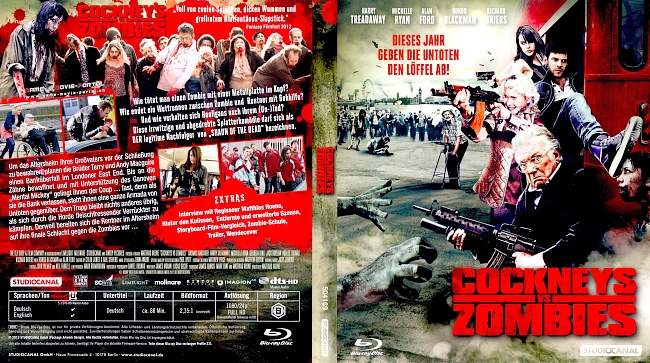 Cockneys VS Zombies blu ray cover german