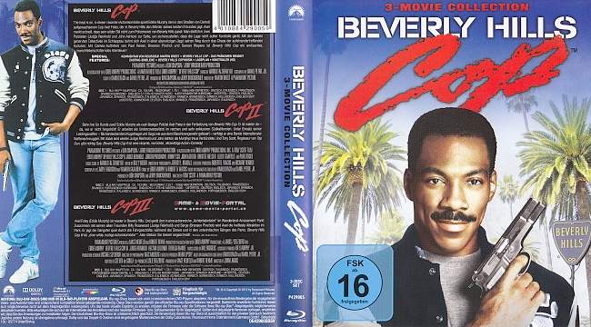 Beverly Hills Cop Trilogie blu ray cover german