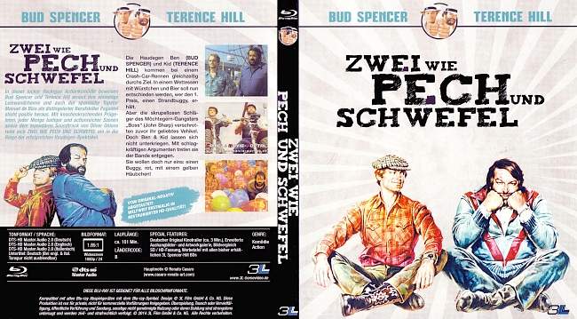 Zwei Wie Pech und Schwefel Terence Hill Bud Spencer blu ray cover german