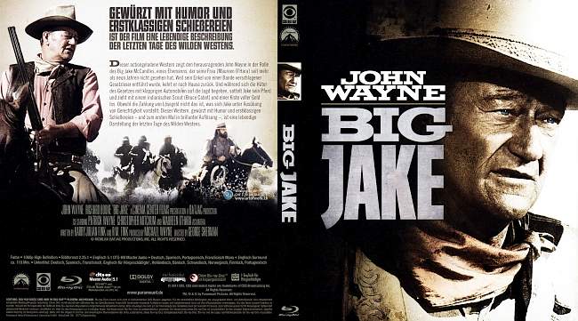 Big Jake John Wayne german blu ray cover