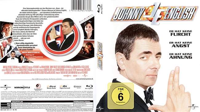 Johnny English blu ray cover german