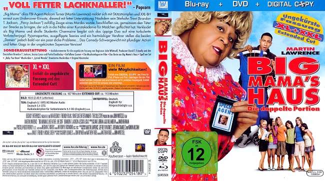 Big Mamas Haus 2 die doppelte Portion german blu ray cover