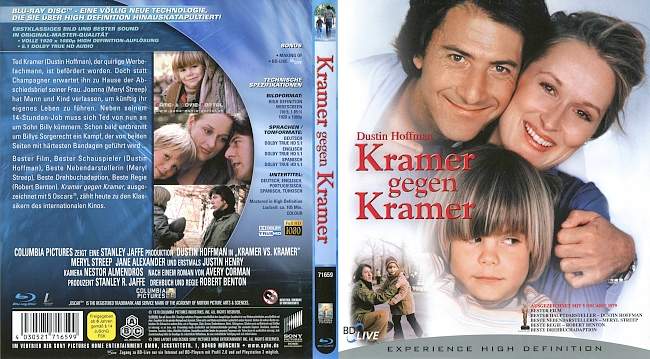 Kramer gegen Kramer blu ray cover german