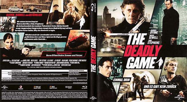 The Deadly Game blu ray cover german