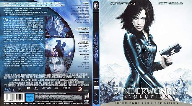 Underworld 2 Underworld Evolution blu ray cover german