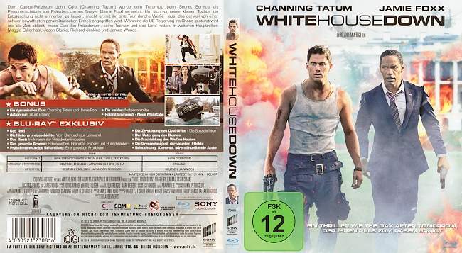 White House Down blu ray cover german