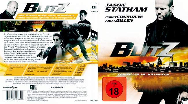 Blitz Jason Statham blu ray cover german
