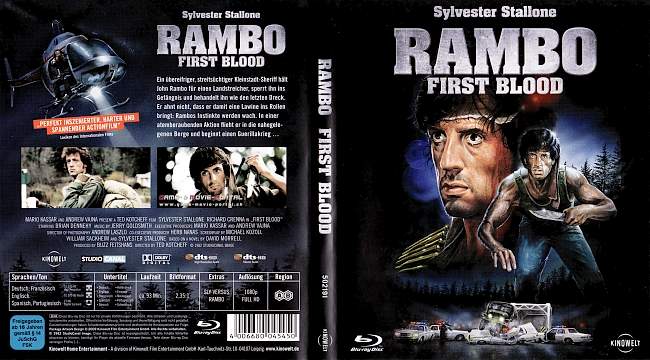 Rambo 1 First Blood blu ray cover german