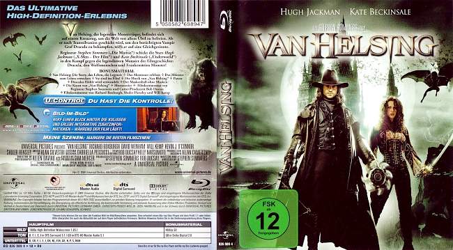 Van Helsing blu ray cover german
