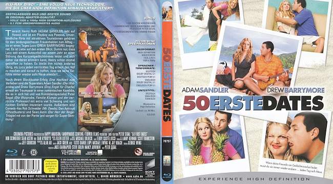 50 erste Dates blu ray cover german