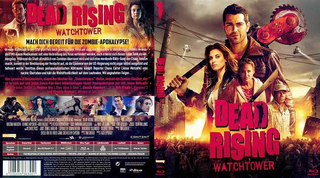 Dead Rising Watchtower german blu ray cover