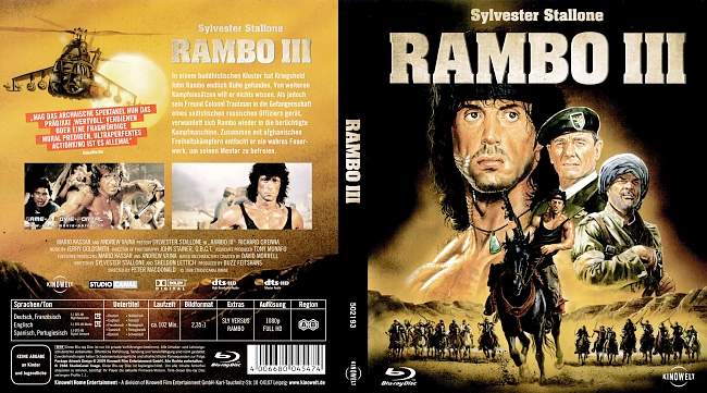 Rambo 3 blu ray cover german