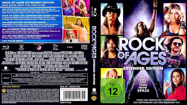 Rock of Ages Extended Edition Cover Blueray german blu ray cover