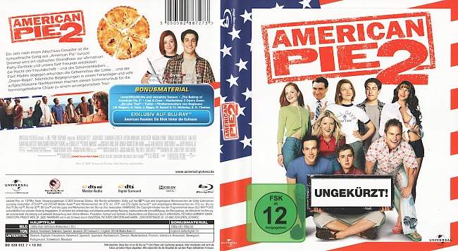 American Pie 2 blu ray cover german