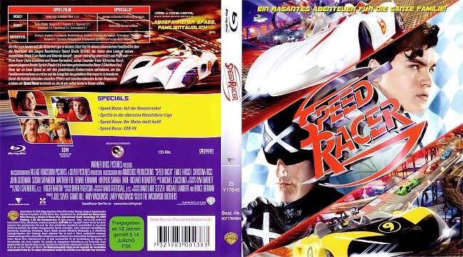 Speed Racer blu ray cover german