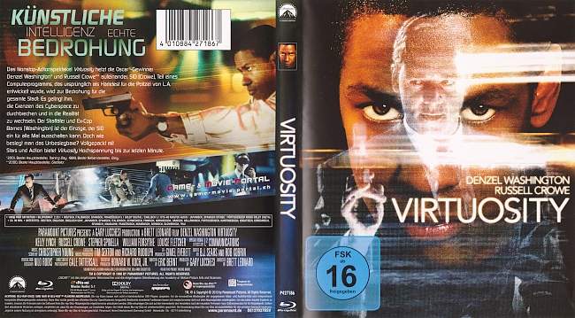 Virtuosity blu ray cover german