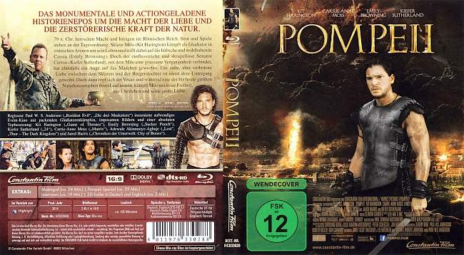 Pompeii Paul WS Anderson blu ray cover german