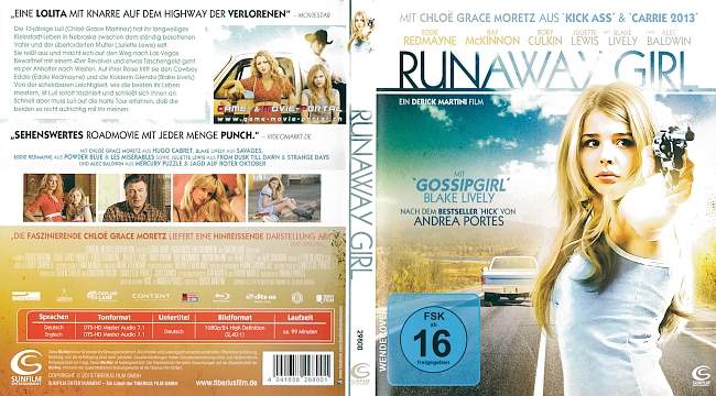 Runaway Girl blu ray cover german
