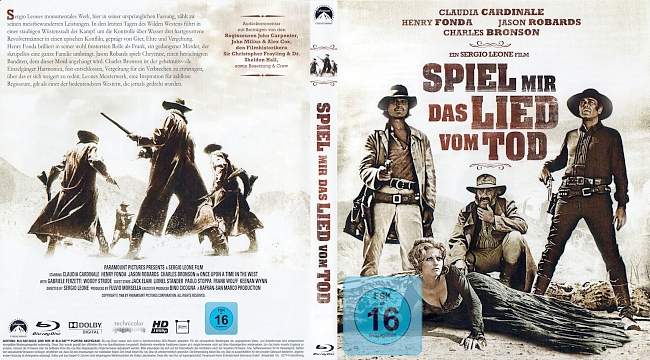 Spiel mir das Lied vom Tod Cover Blu ray Deutsch german blu ray cover