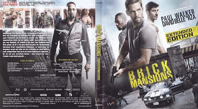 Brick Mansions blu ray cover german