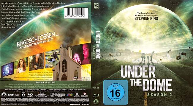 Under the Dome Staffel 2 S02 Season 02 blu ray cover german