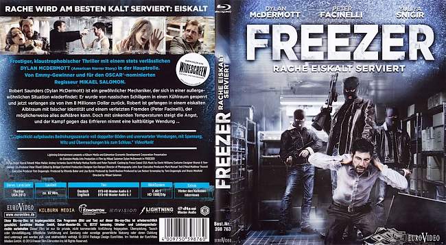 Freezer Rache eiskalt serviert blu ray cover german