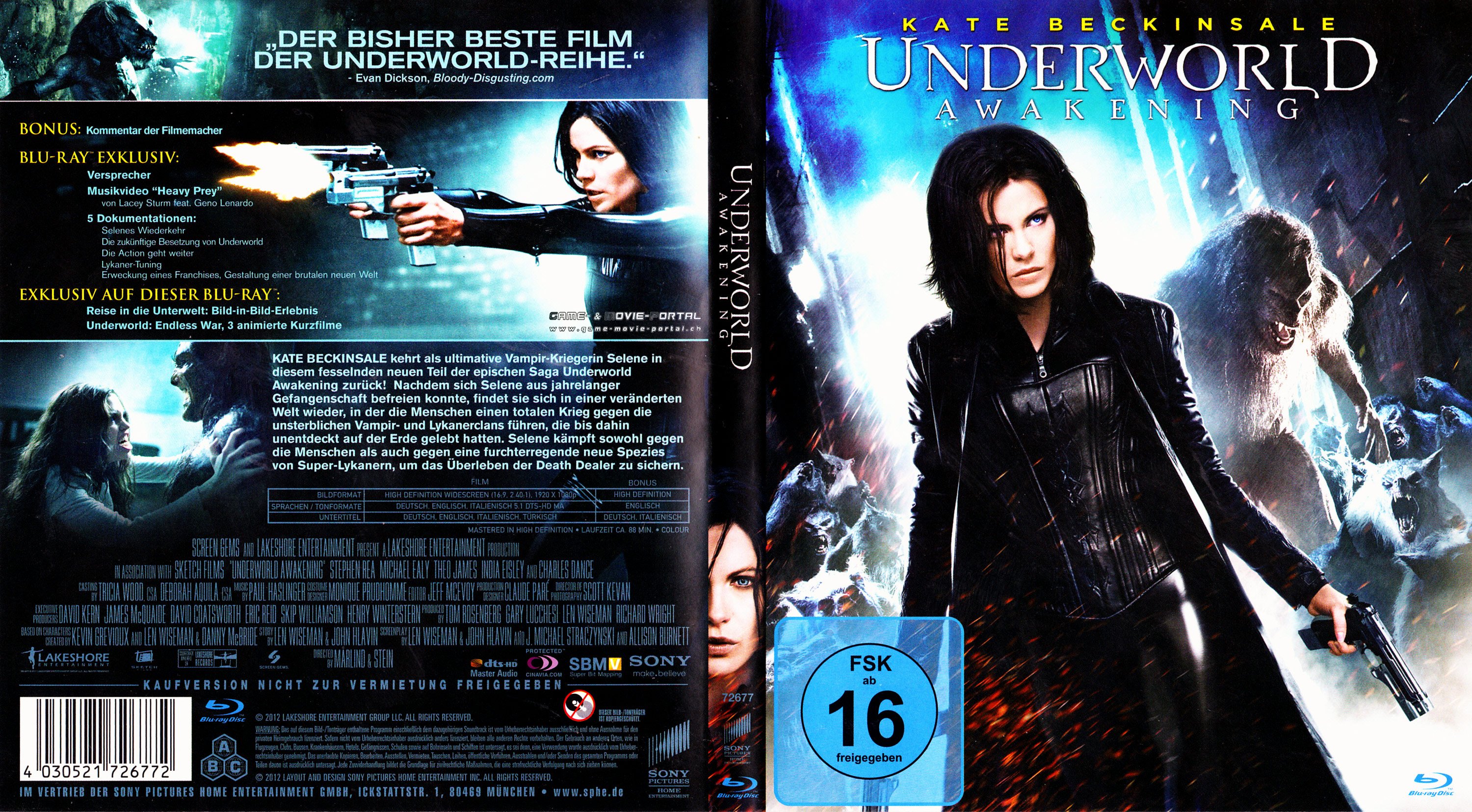 Underworld 4 Awakening Blu Ray Cover German German Dvd Covers