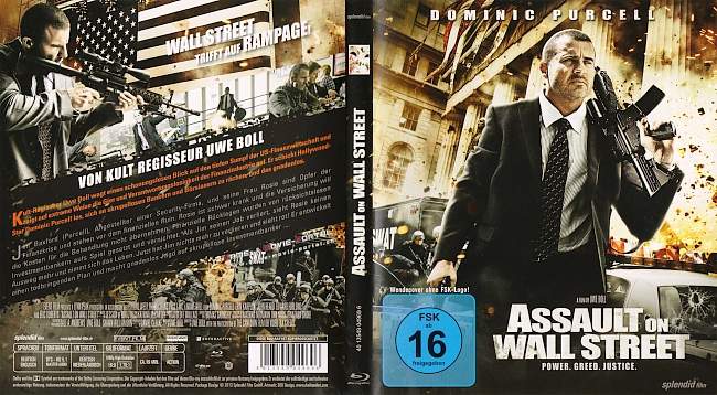 Assault on Wall Street Blueray Covers german blu ray cover