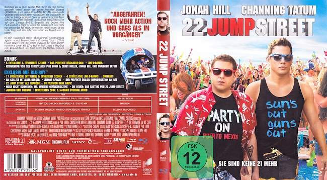 22 Jump Street Bluray blu ray cover german