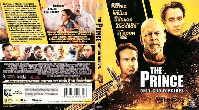 The Prince Only God Forgives Bruce Willis blu ray cover german