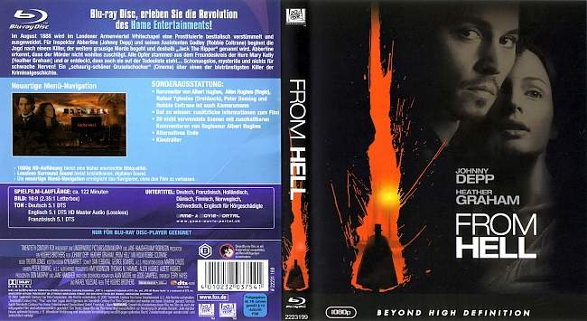 From Hell blu ray cover german