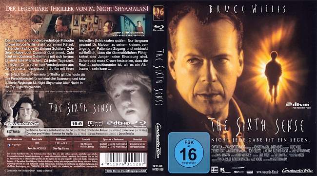 The Sixth Sense Nicht jede GAbe ist ein Segen blu ray cover german