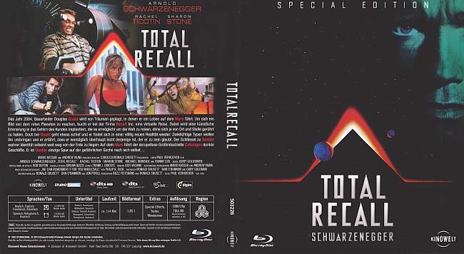 Total Recall Die totale Erinnerung german blu ray cover