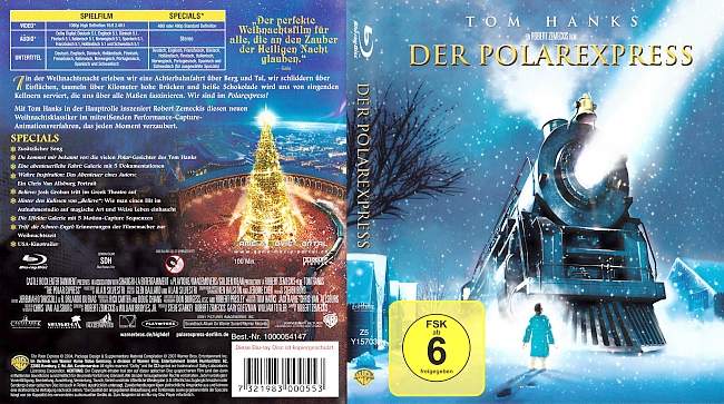 Der Polarexpress blu ray cover german