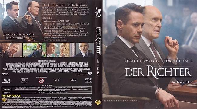 Der Richter blu ray cover german