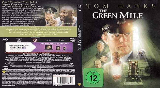 The Green Mile Stephen King german blu ray cover