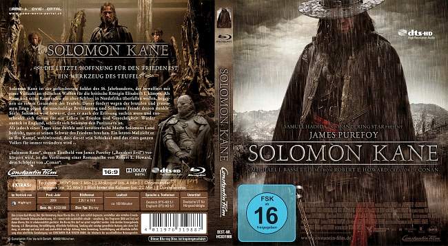 Solomon Kane Klaus Badelt blu ray cover german