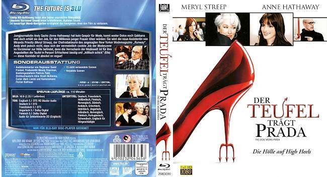 Der Teufel tragt Prada Meryl Streep german blu ray cover