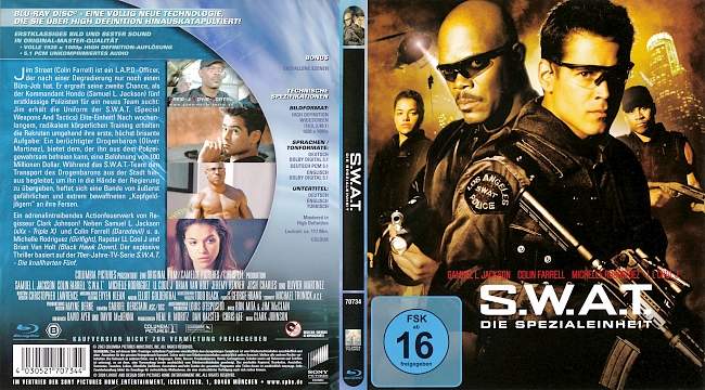 SWAT Die Spezialeinheit blu ray cover german