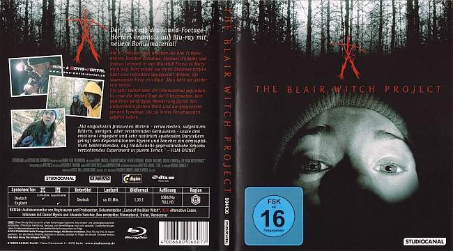 The Blair Witch Project blu ray cover german