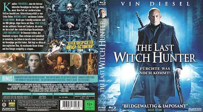 The Last Witch Hunter Vin Diesel german blu ray cover