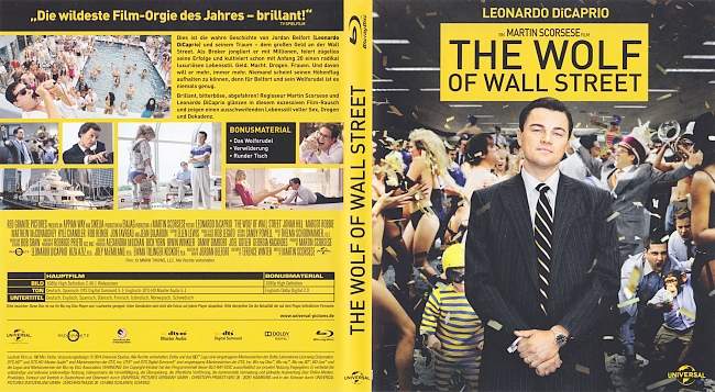 The Wolf of Wall Street blu ray cover german