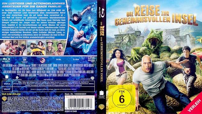 Die Reise zur geheimnisvollen Insel german blu ray cover