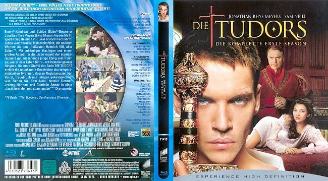 Die Tudors Staffel 1 S01 german blu ray cover