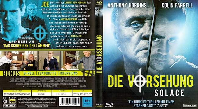 Die Vorsehung Solace blu ray cover german