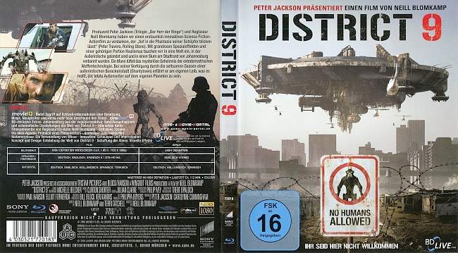 District 9 blu ray cover german