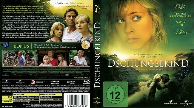 Dschungelkind blu ray cover german