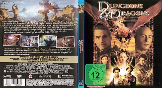 Dungeons and Dragons blu ray cover german