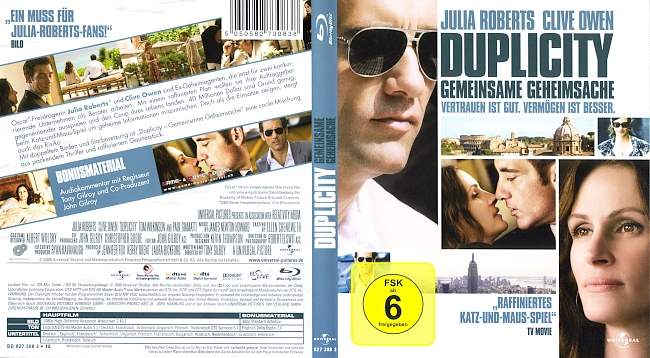 Duplicity blu ray cover german