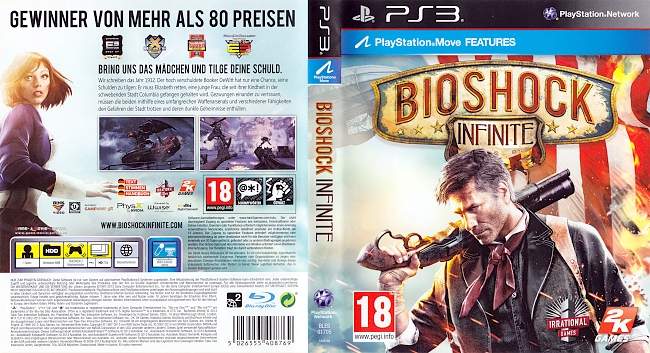 Bioshock Infinite german ps3 cover